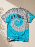 New Orleans Tie-Dye Graphic T-Shirt – Turquoise